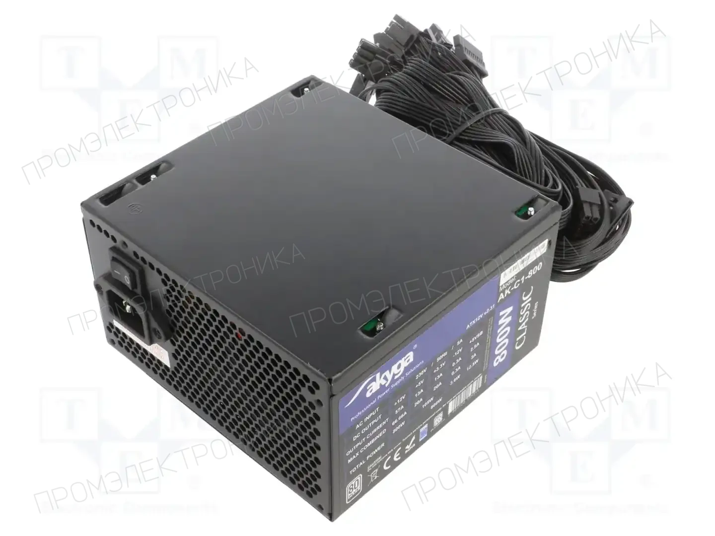 AKYGA AK-C1-800 — Компьютерные блоки питания и UPS'ы