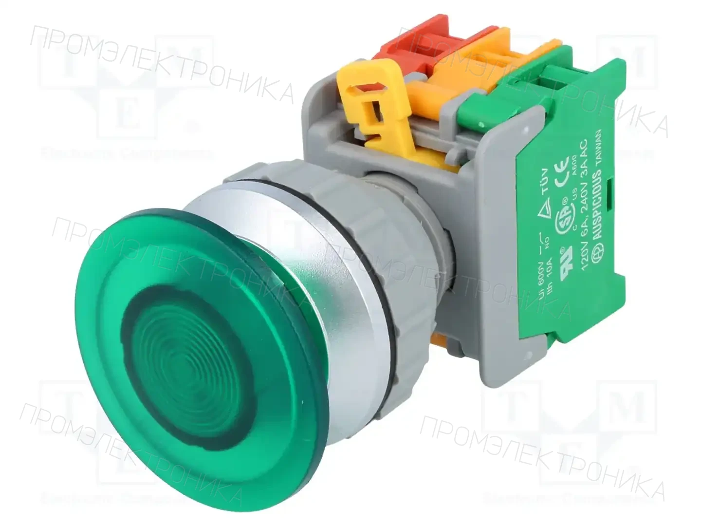 AUSPICIOUS EBL30-1O/C G, W/O LAMP — Переключатели панельные стандартные 30мм