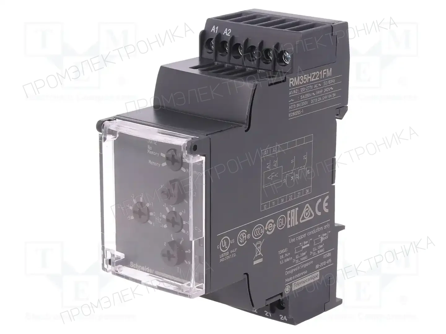 SCHNEIDER ELECTRIC RM35HZ21FM — Контрольные реле