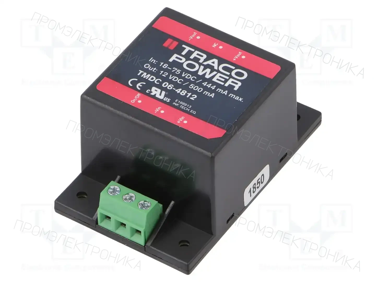 TRACO POWER TMDC 06-4812 — Преобразователи DC/DC