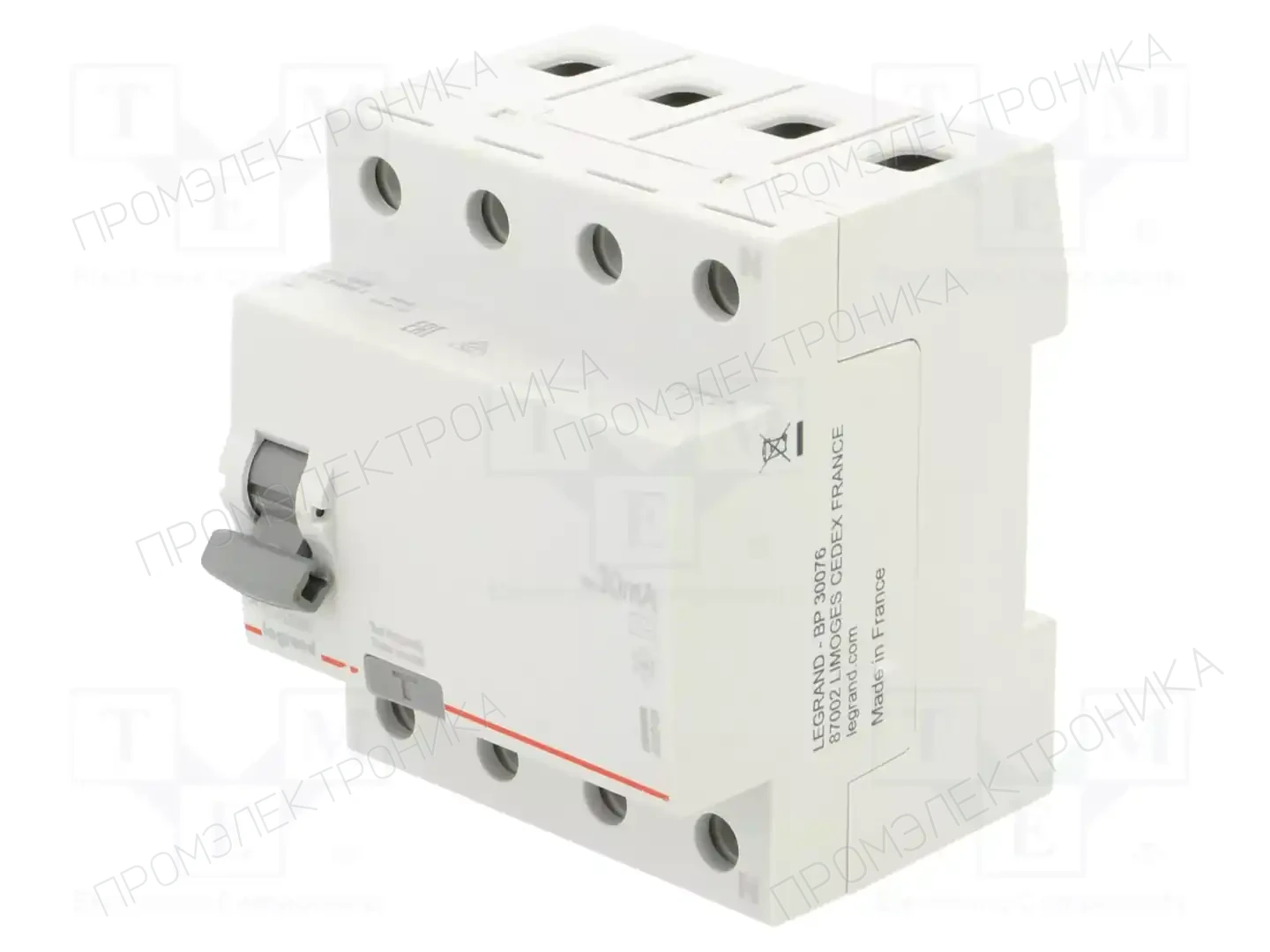LEGRAND RX3 4P 40A 30MA TYP AC — Дифференциальные выключатели