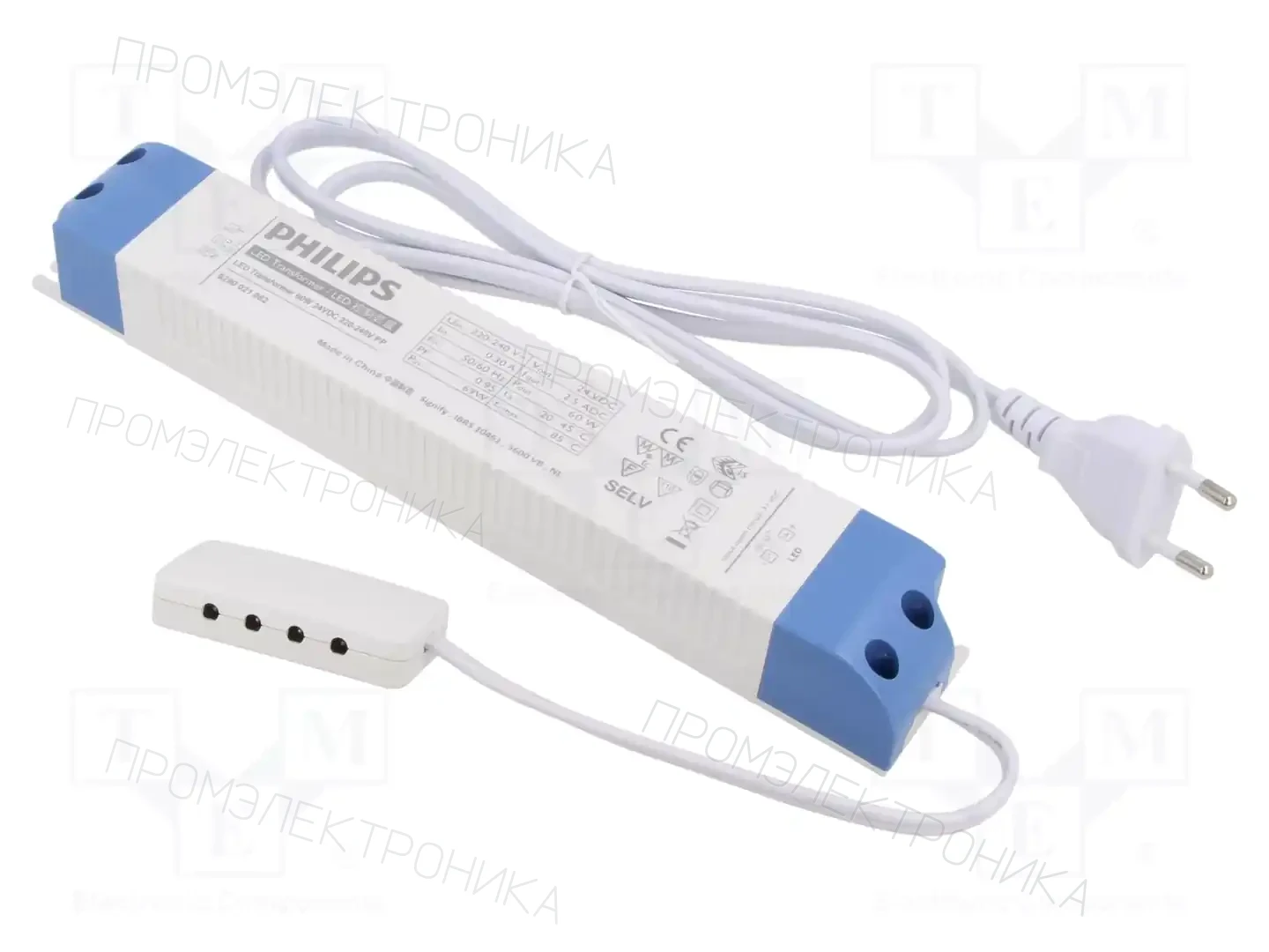 PHILIPS LED TRANSFORMER 60W 24V 220-240V PP — Блоки питания для LED