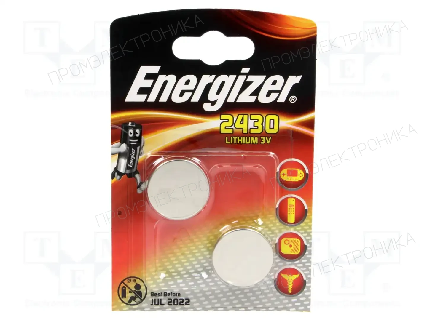 ENERGIZER CR2430 B2 — Батареи