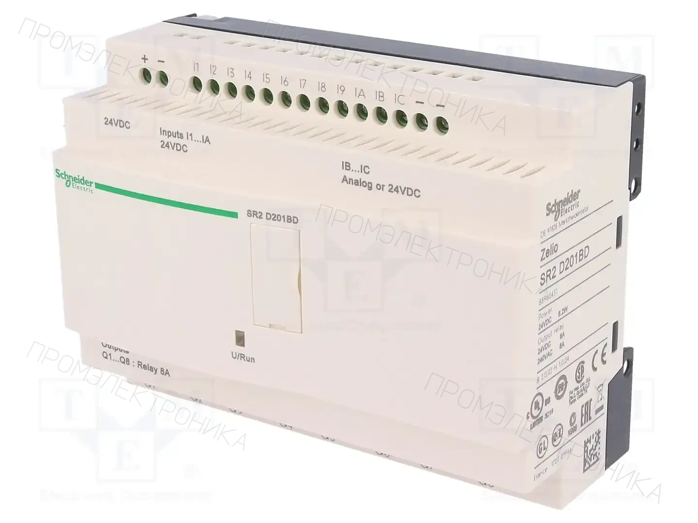 SCHNEIDER ELECTRIC SR2D201BD — Реле прогр. основные модули