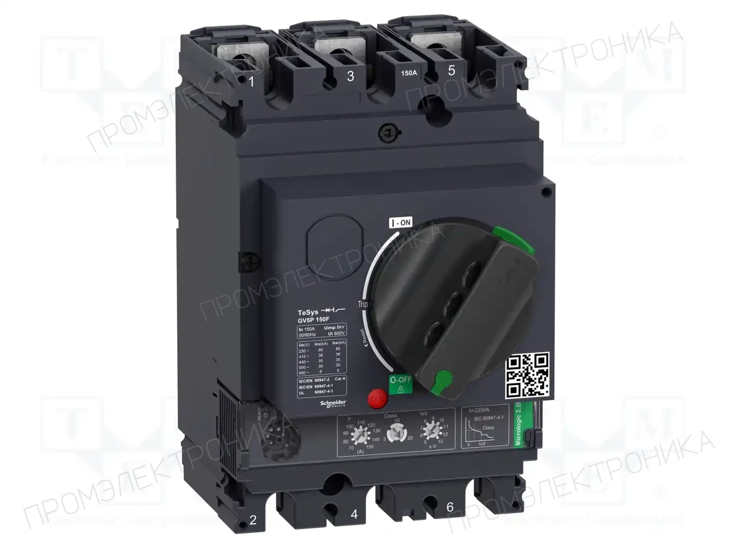SCHNEIDER ELECTRIC GV5P150F — Выключатели двигательные