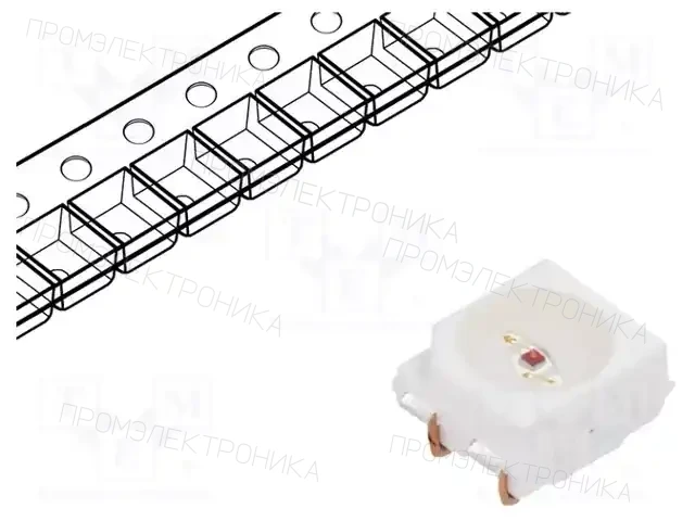 BROADCOM (AVAGO) HSMC-A401-U80M1 — Светодиоды SMD цветные