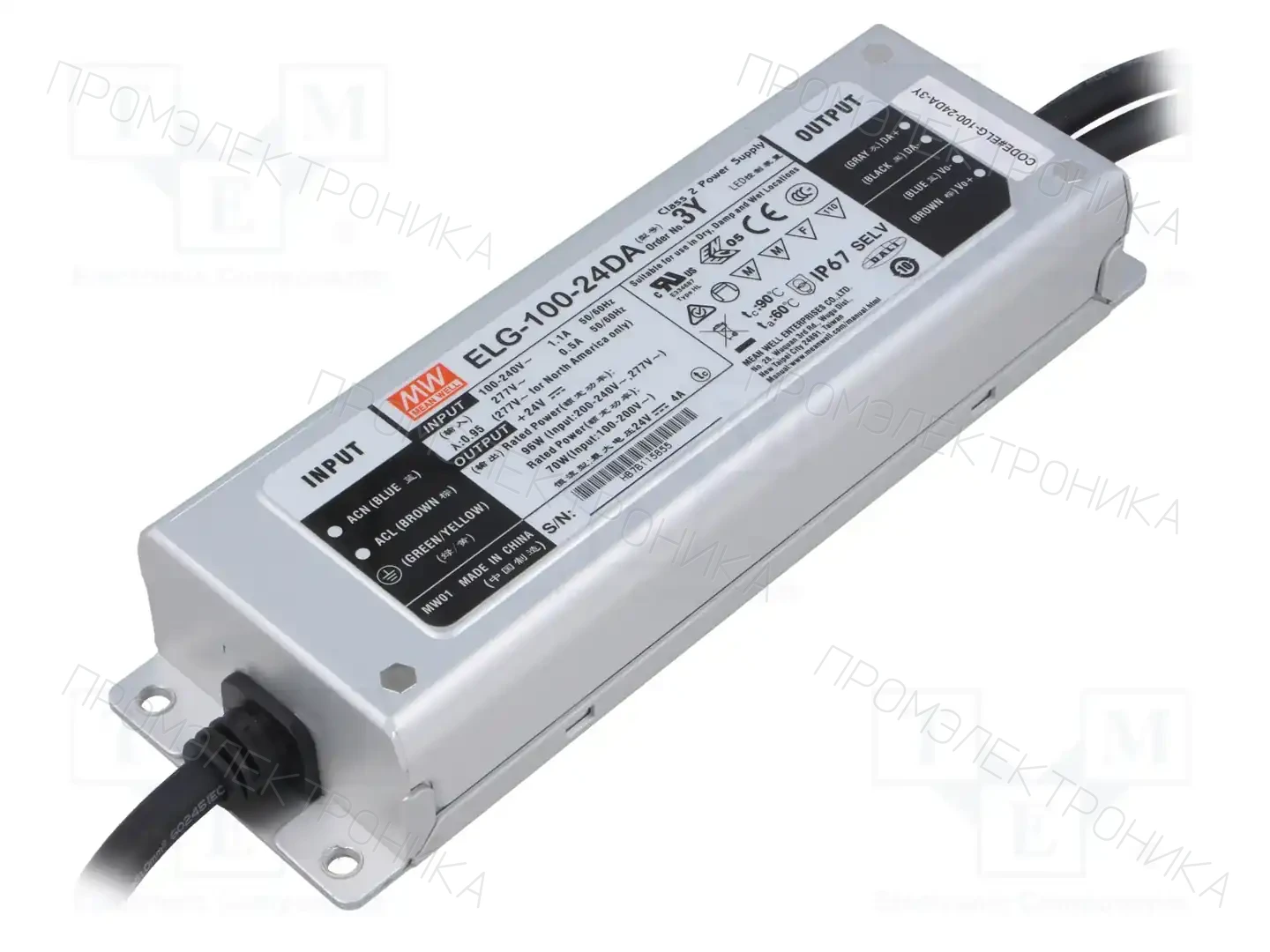 MEAN WELL ELG-100-24DA-3Y — Блоки питания для LED