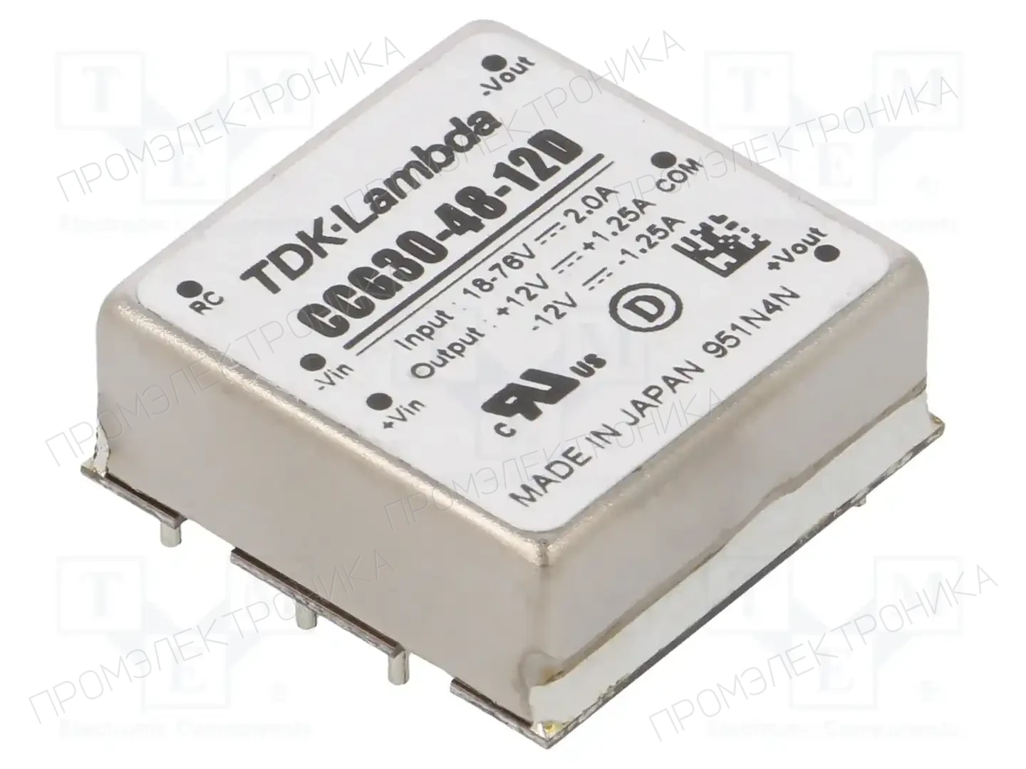 TDK-LAMBDA CCG30-48-12D — Преобразователи DC/DC