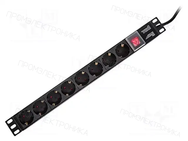 LOGILINK PDU8C01 — Планки защиты от перенапряжения