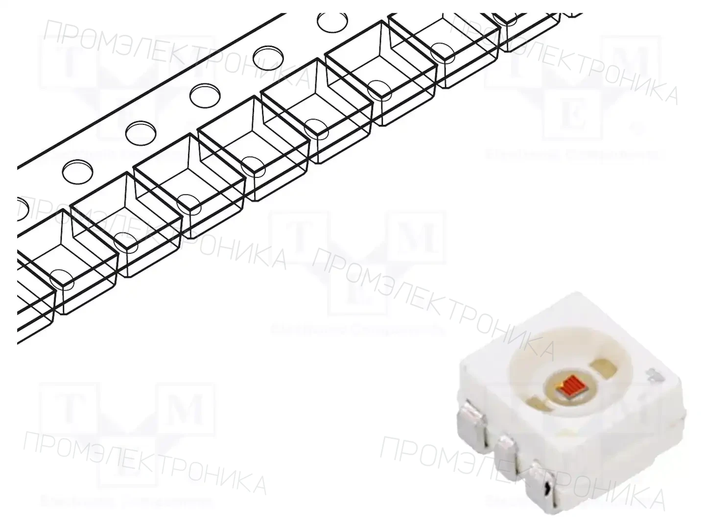 ams OSRAM LY G6SP-CBEB-36-3B5A — Светодиоды SMD цветные