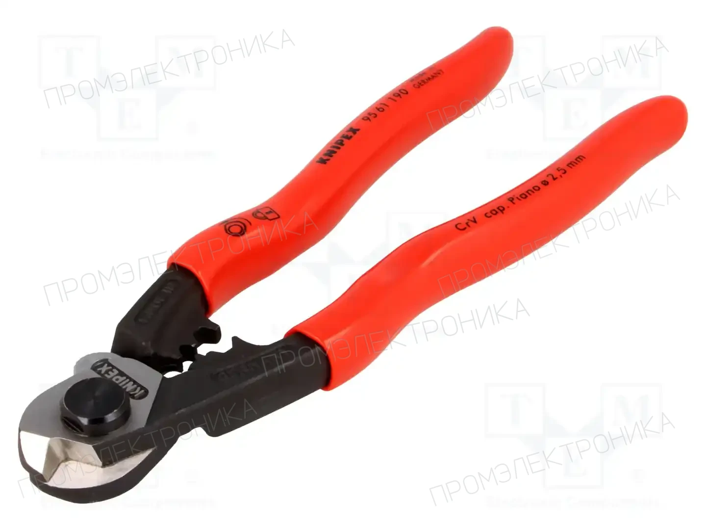 KNIPEX 95 61 190 — Ножницы для кабелей и стальных тросов