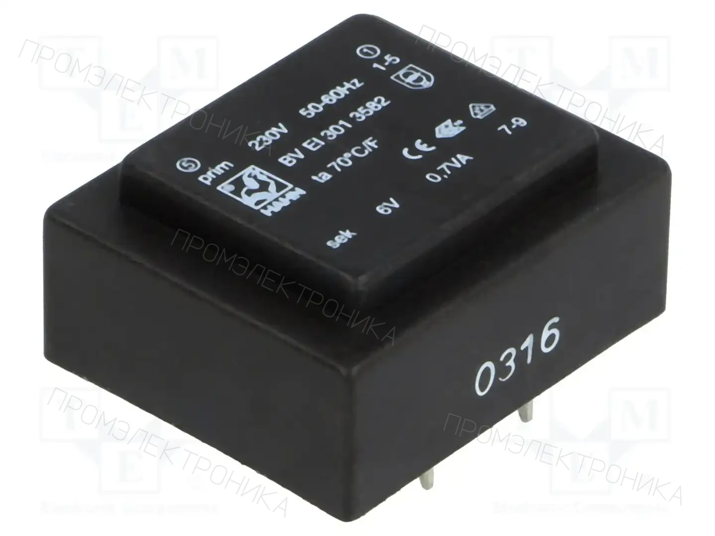 HAHN BV EI 301 3582 — Трансформаторы PCB