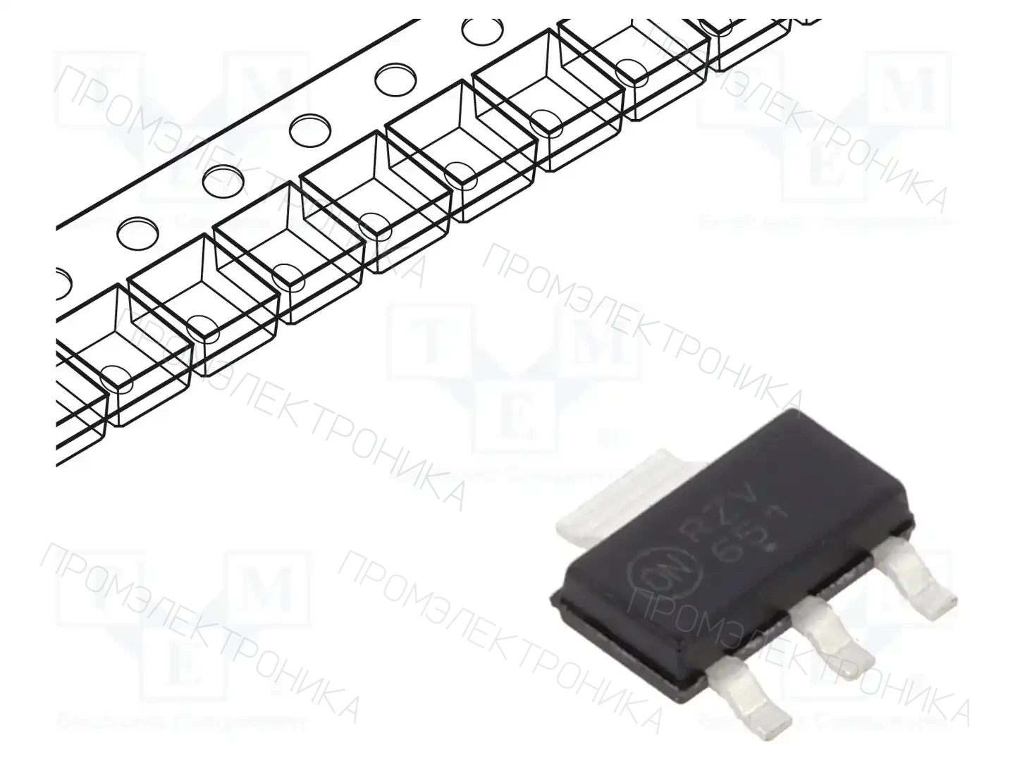 onsemi PZT651T1G — Транзисторы NPN SMD