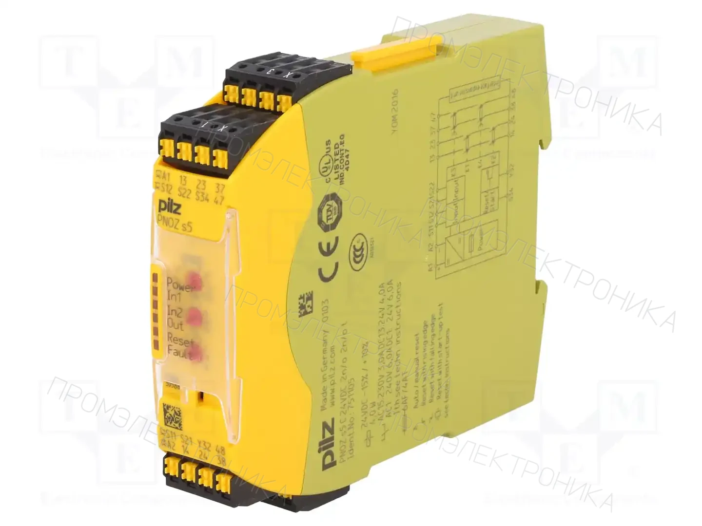PILZ 751105 — Выключат. безопасности - мод. управления