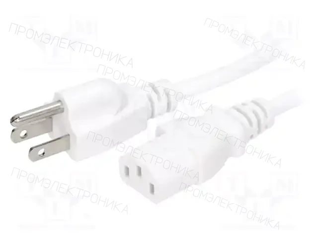 LIAN DUNG LT-202+501 SVT 18/3 105C WHT 1.5M — Кабели питания компьютерные и универс