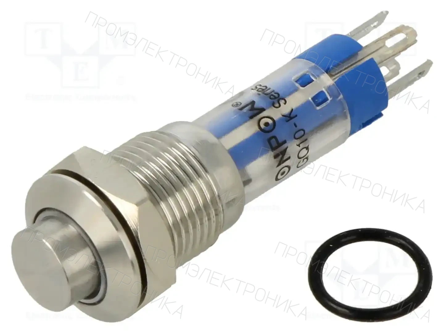 ONPOW GQ10-K-11ZE/W/12V/S — Переключатели кнопочные