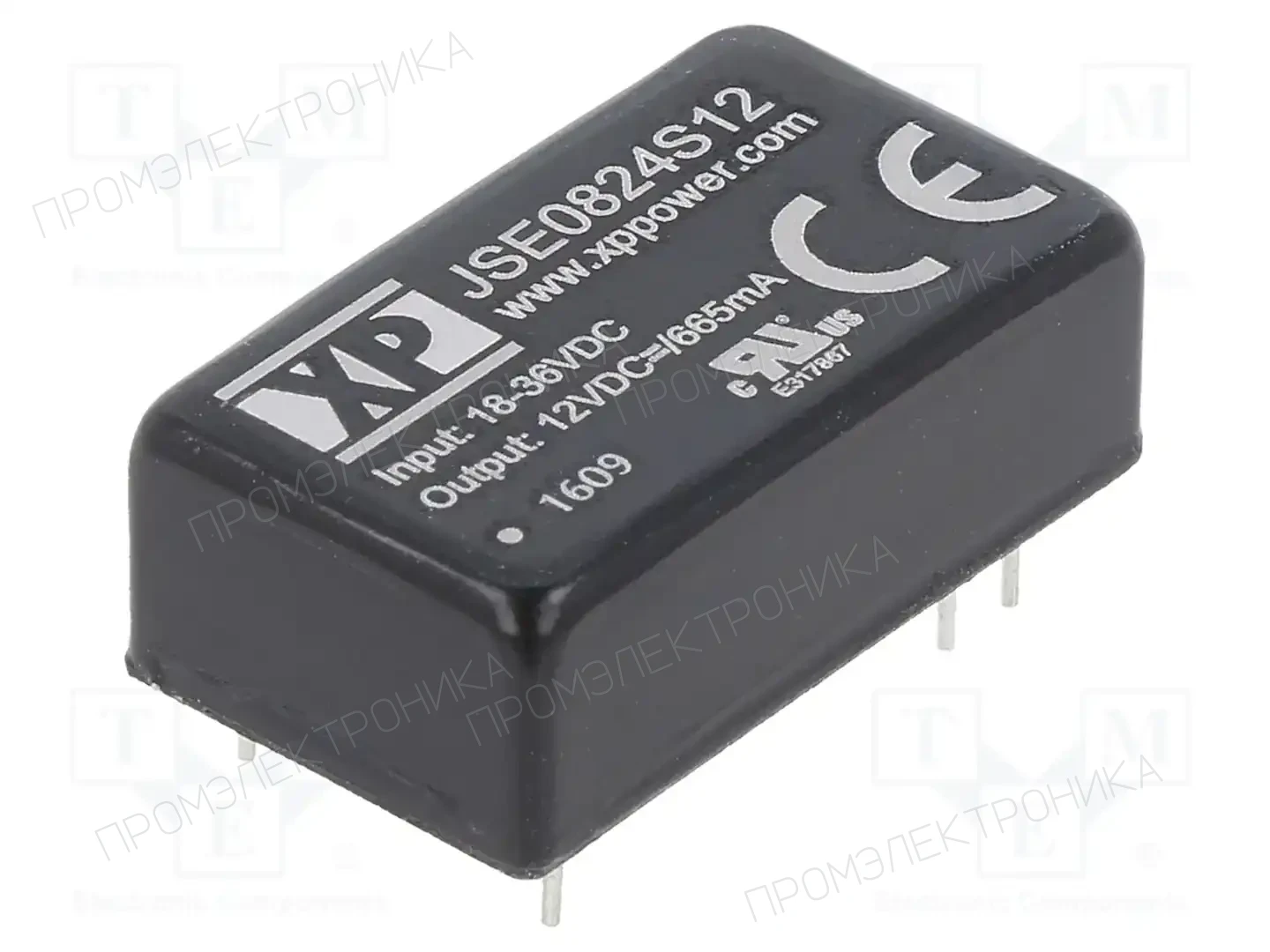 XP POWER JSE0824S12 — Преобразователи DC/DC