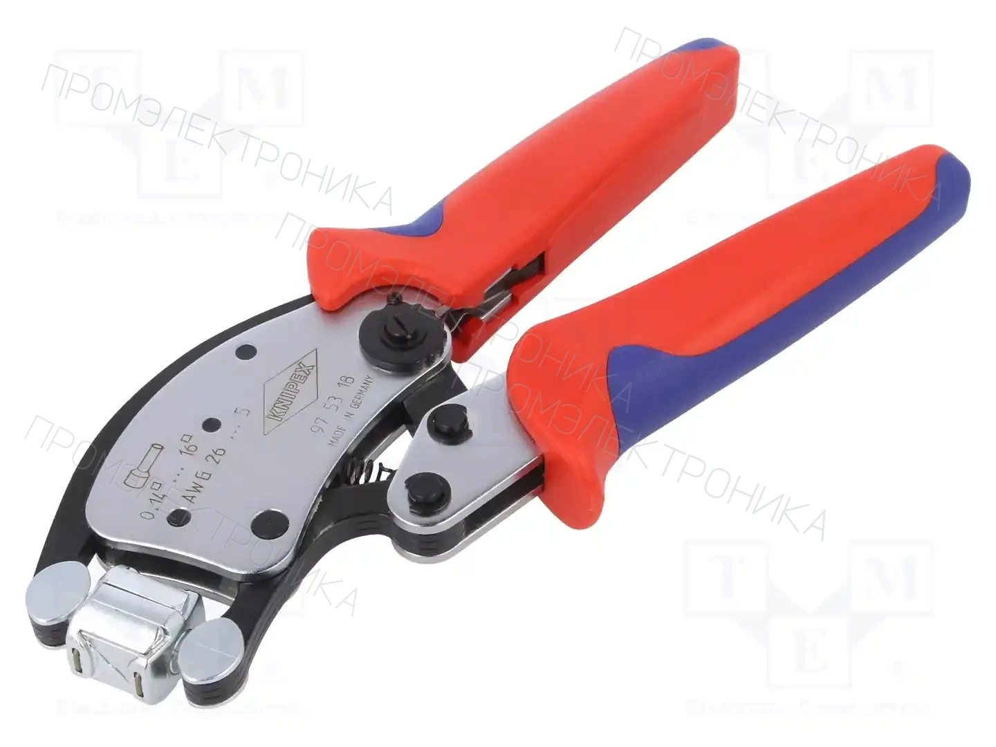 KNIPEX 97 53 18 — Зажимные уст-ва кабельных наконечников