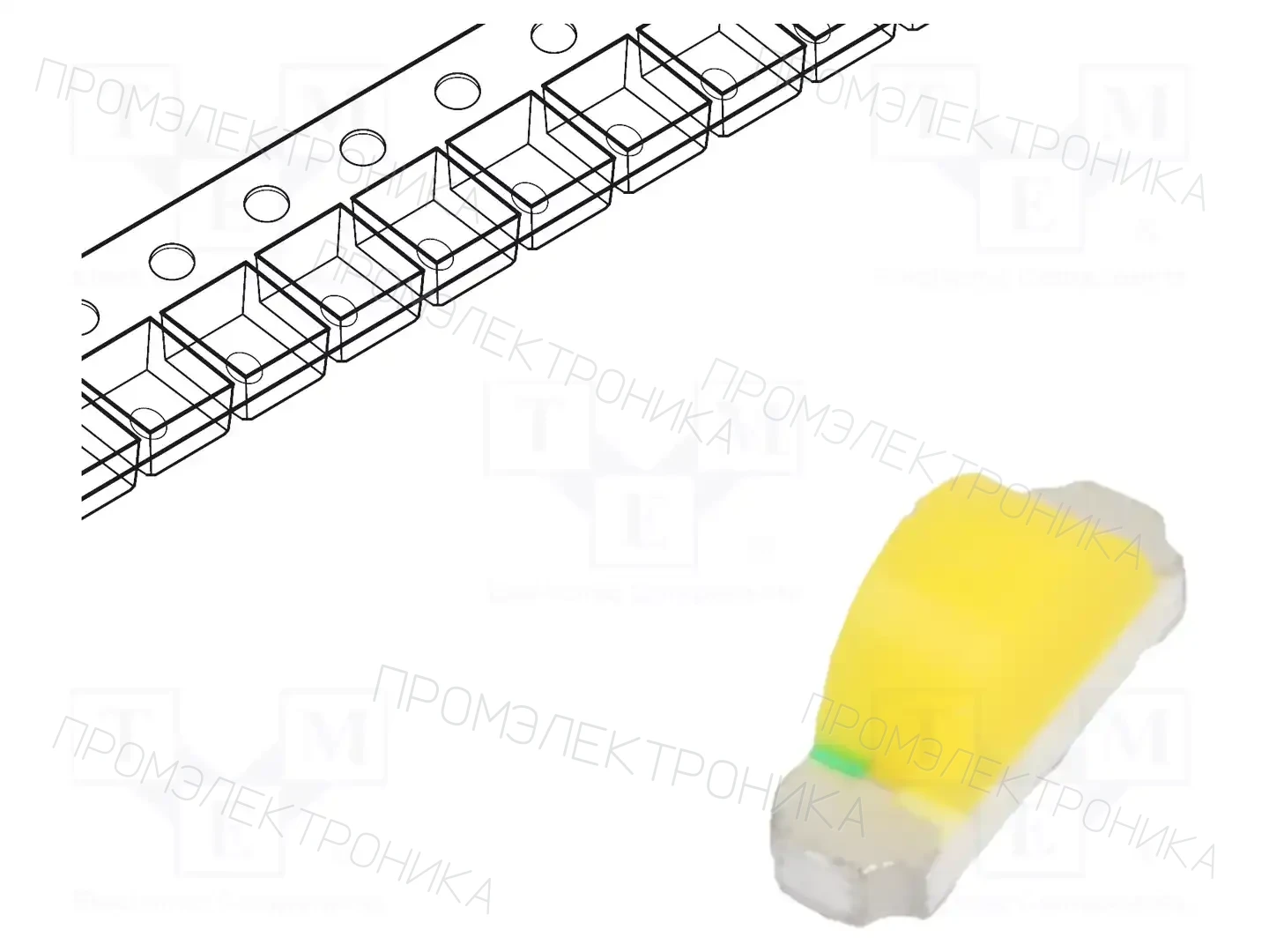 OPTOSUPPLY OSM51204C1E — Светодиоды SMD белые