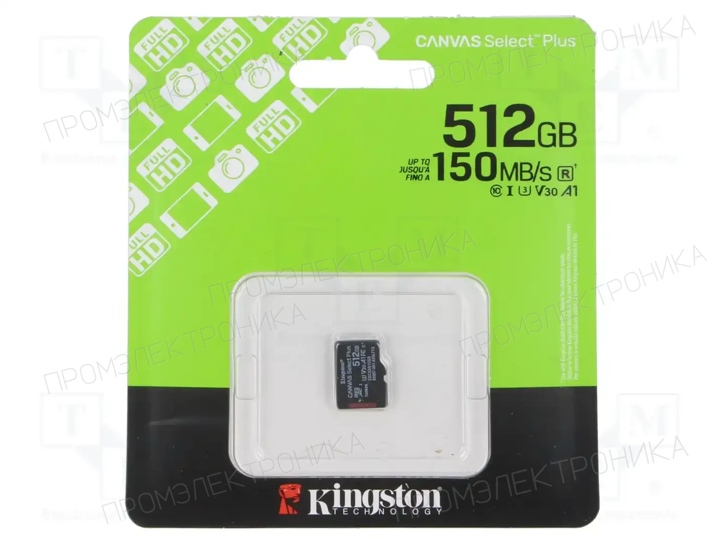 KINGSTON TECHNOLOGY SDCS3/512GBSP — Карты памяти