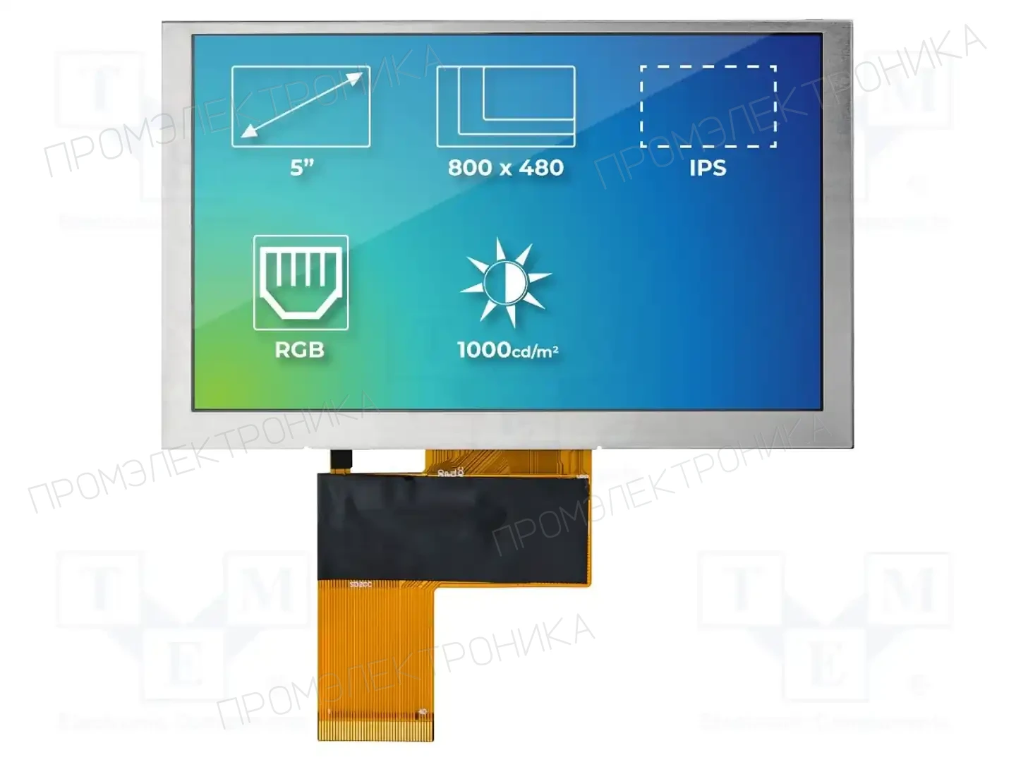 Riverdi SM-RVT50HQTNWN00 — Дисплеи TFT
