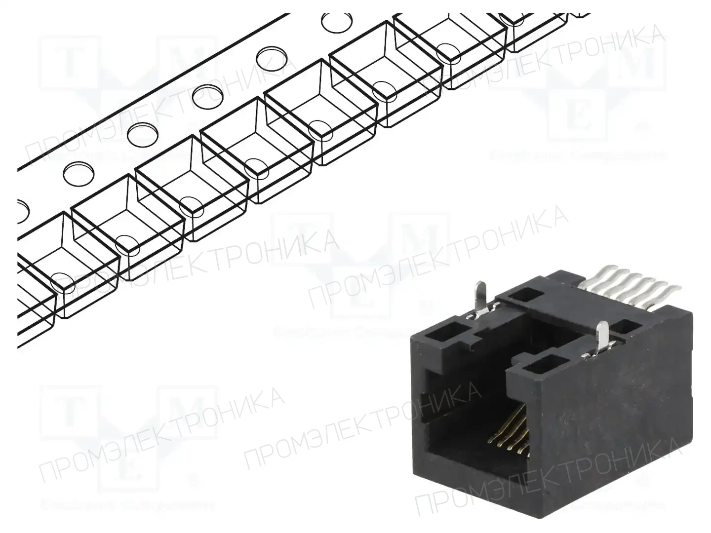 ENCITECH RJJU-66-141-E3H-004 — Разъeмы RJ