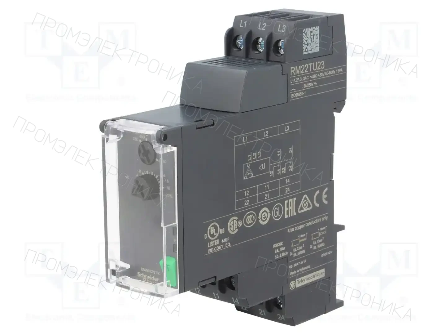 SCHNEIDER ELECTRIC RM22TU23 — Контрольные реле