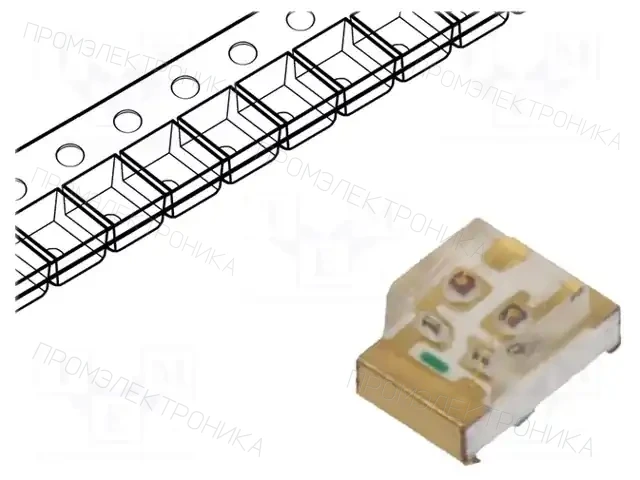 KINGBRIGHT ELECTRONIC KPB-2012SURKCGKC — Светодиоды SMD цветные