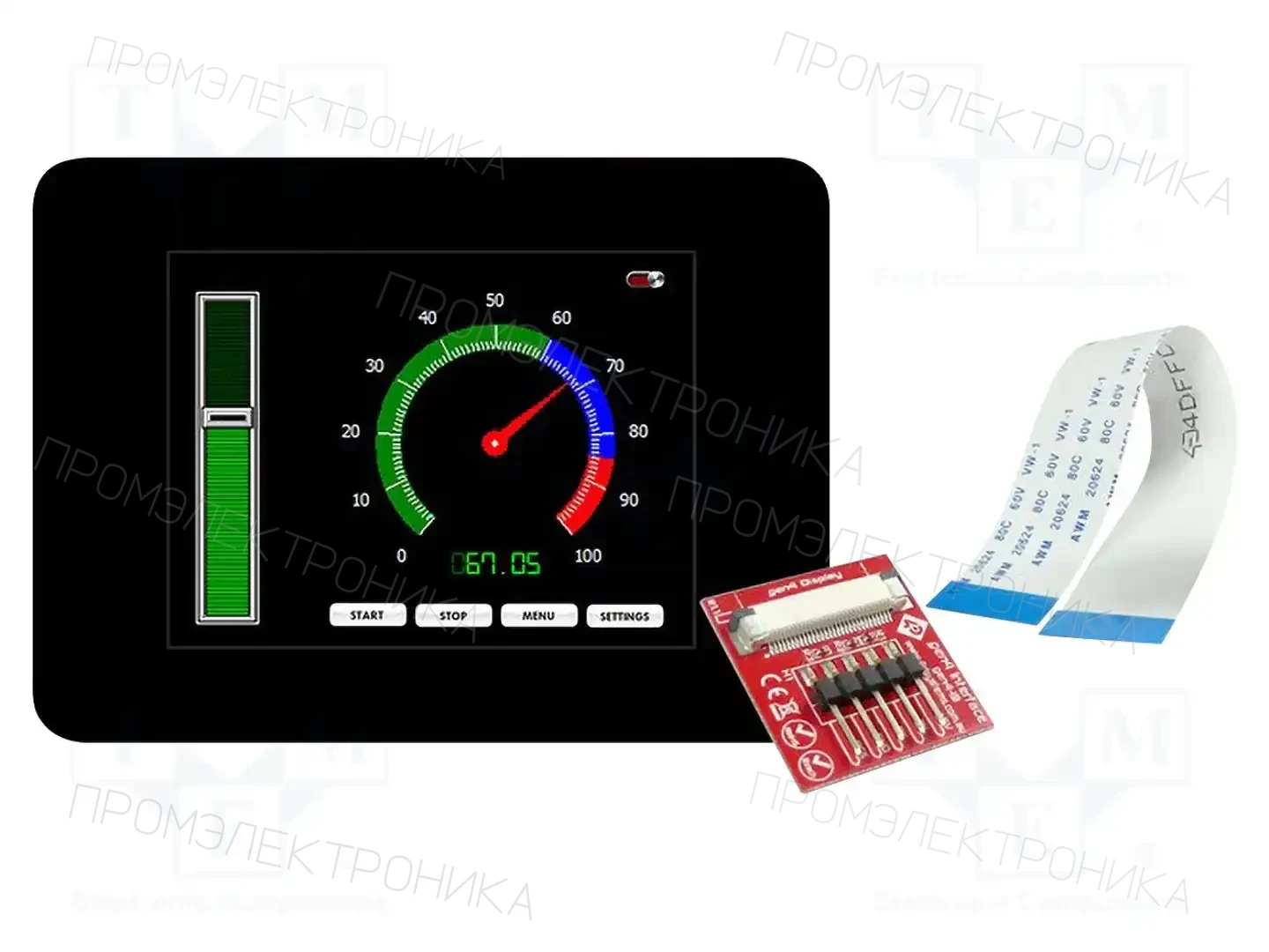 4D Systems GEN4-ULCD-32DCT-CLB — Интеллигентные дисплеи