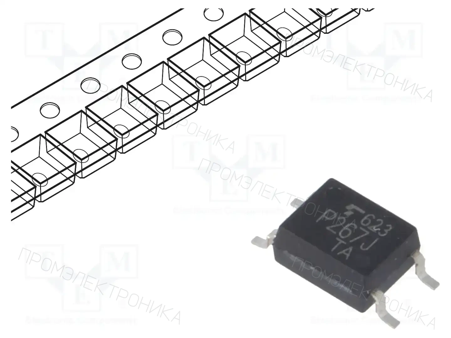 TOSHIBA TLP267J(E(T — Оптотриаки