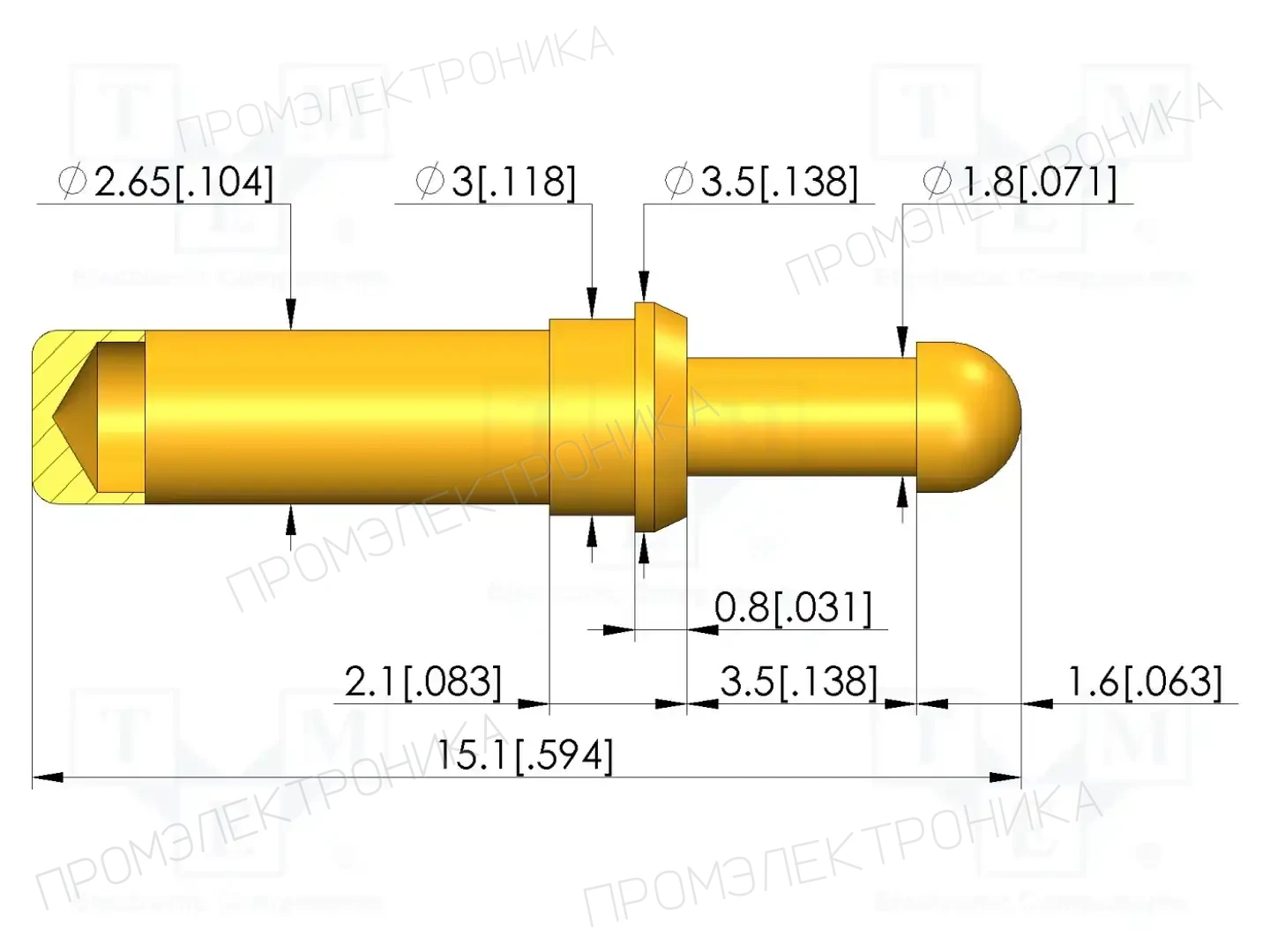INGUN GKS-913 305 230 A 0802 Z — Измерительные щупы