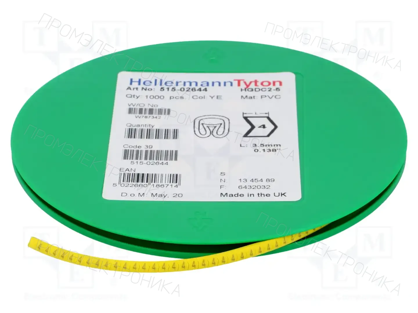 HELLERMANNTYTON 515-02644 — Маркеры проводов