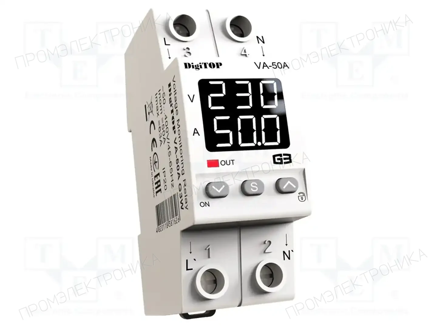 DIGITOP ELECTRIC VA-50A G3W — Контрольные реле