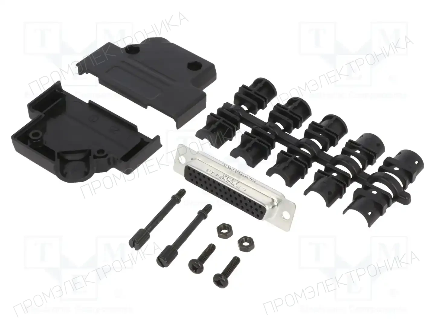 AMPHENOL COMMUNICATIONS SOLUTIONS L17D45PK-P-25+L77HDB44S — Комплектные штекеры D-Sub