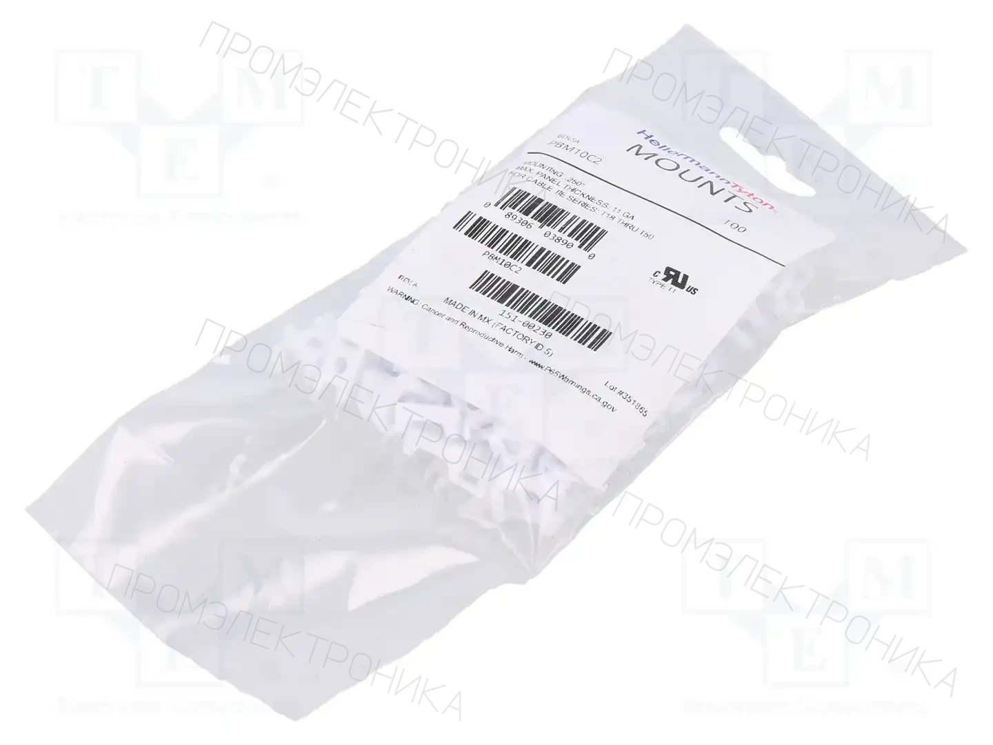 HELLERMANNTYTON 151-30303 — Держатели для хомутов