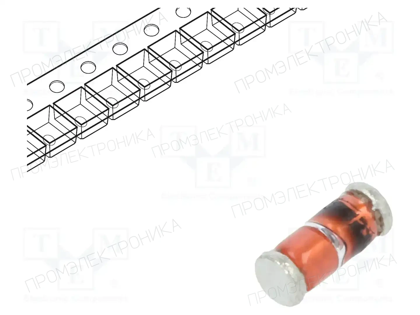 VISHAY LL103A-GS08 — Диоды Шотки SMD