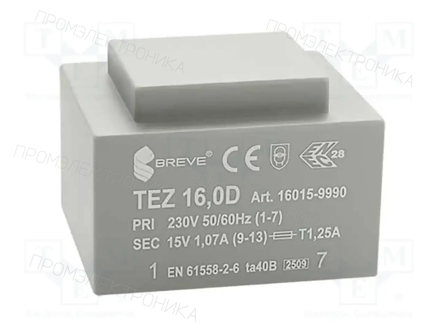 BREVE TUFVASSONS 16015-9990 — Трансформаторы PCB
