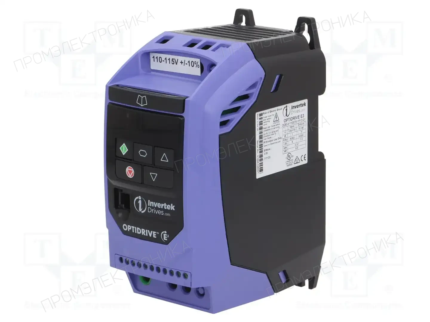 INVERTEK DRIVES ODE-3-110070-1F12-01 — Однофазные инверторы