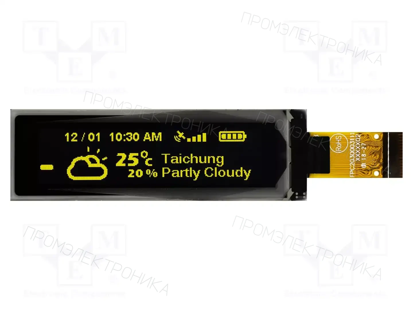 RAYSTAR OPTRONICS REX025664AYAP3N00000 — Дисплеи OLED графические