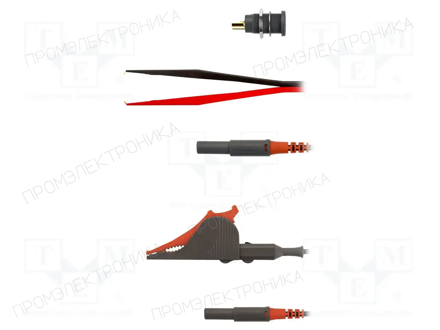 SCHÜTZINGER SET 8606 / KELVIN-ENTWICKLUNG — Наборы измер. проводов с аксессуарами