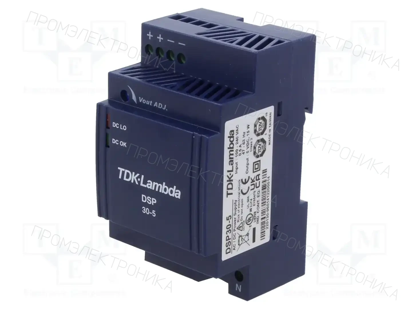TDK-LAMBDA DSP30-5 — Блоки питания на DIN-рейку