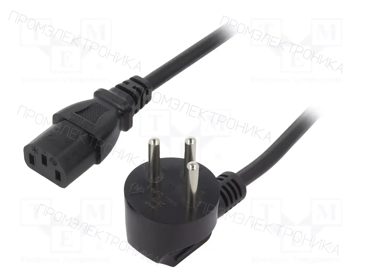 LIAN DUNG LT-605+501 H05VV-F 3X0.75 BLK 1M — Кабели питания компьютерные и универс