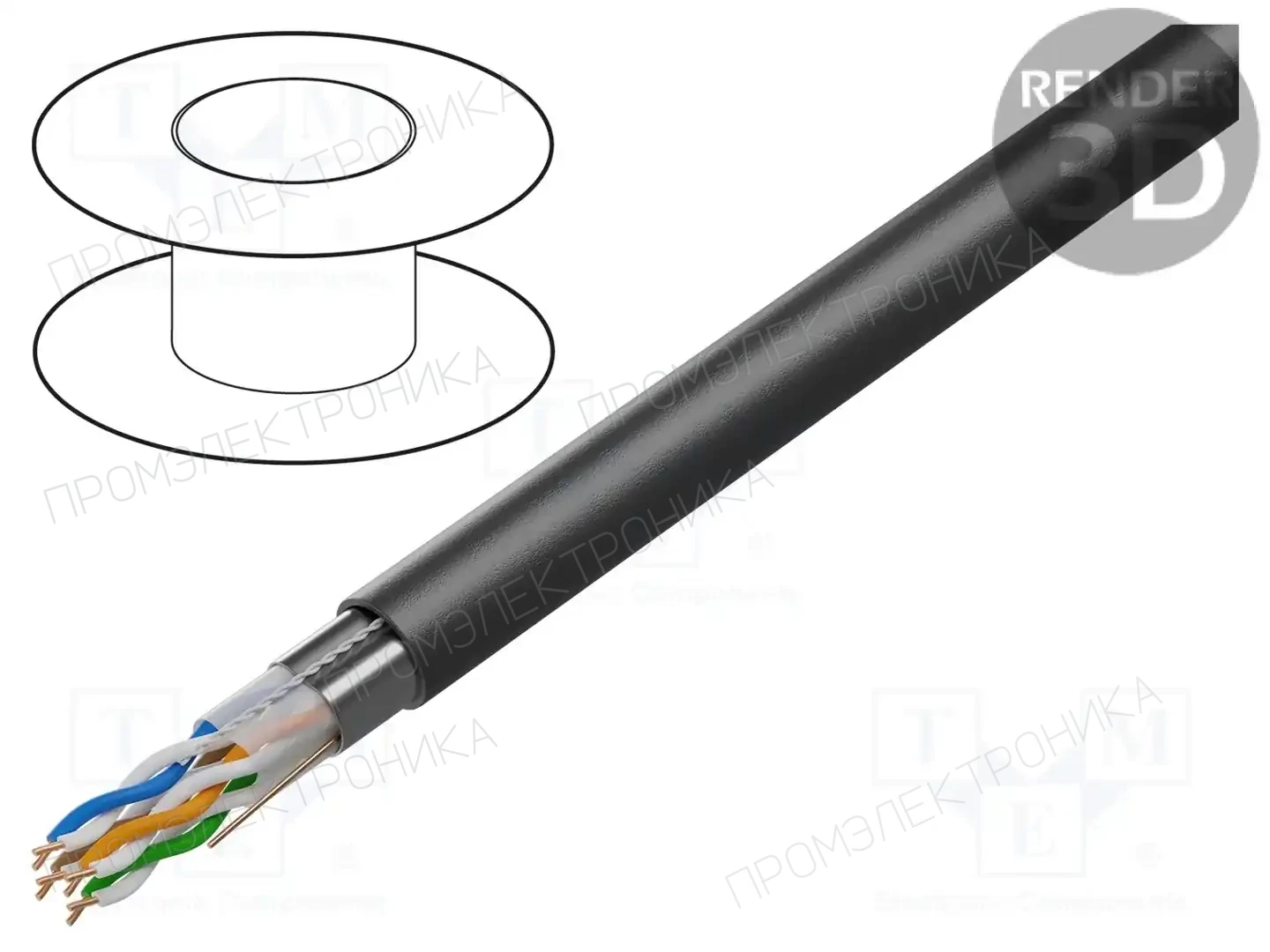 LANBERG LCF5-21CU-0305-BK — Провода телекоммуникационные