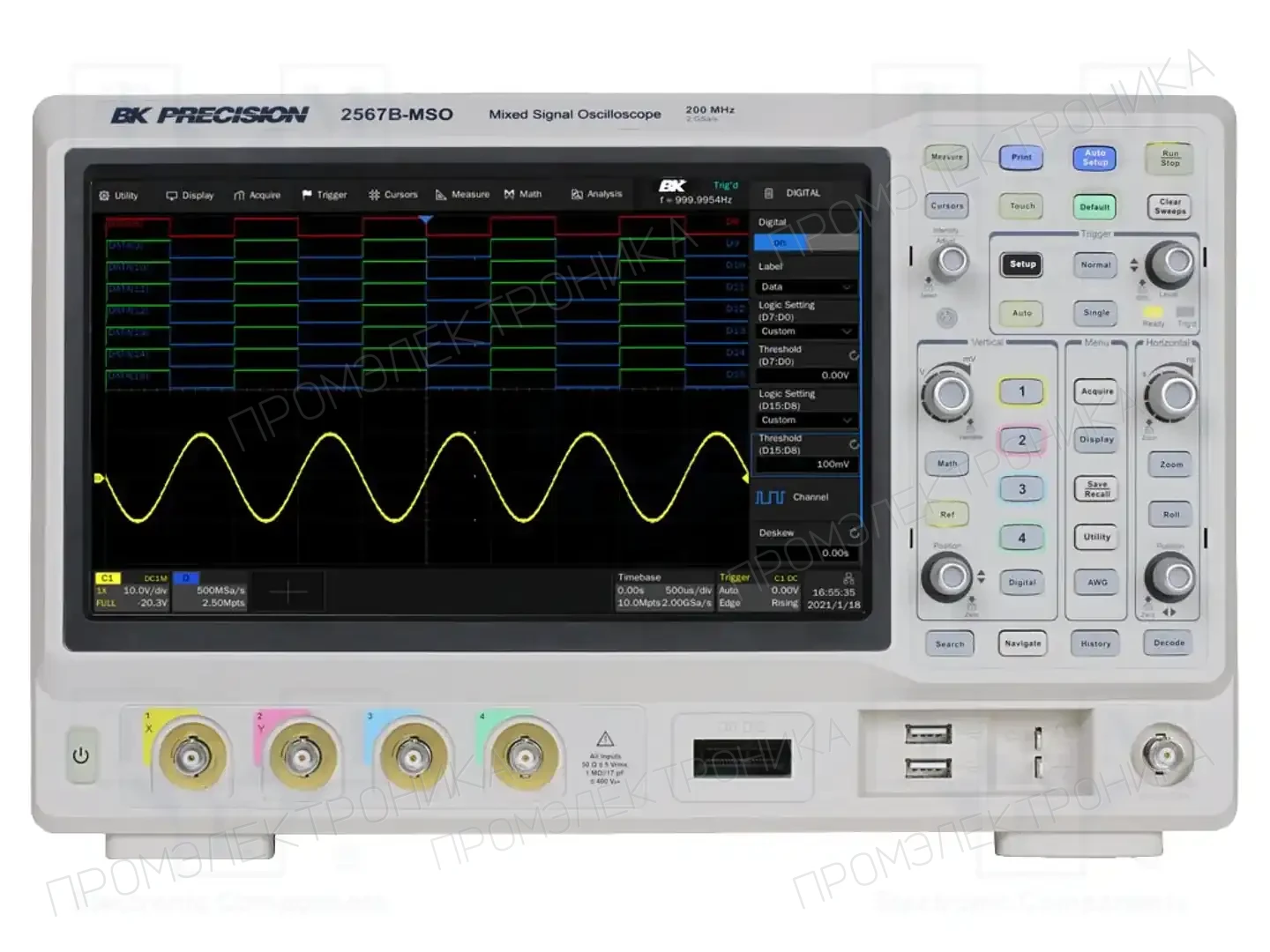 B&K PRECISION BK2567B-MSO — Осциллоскопы цифровые