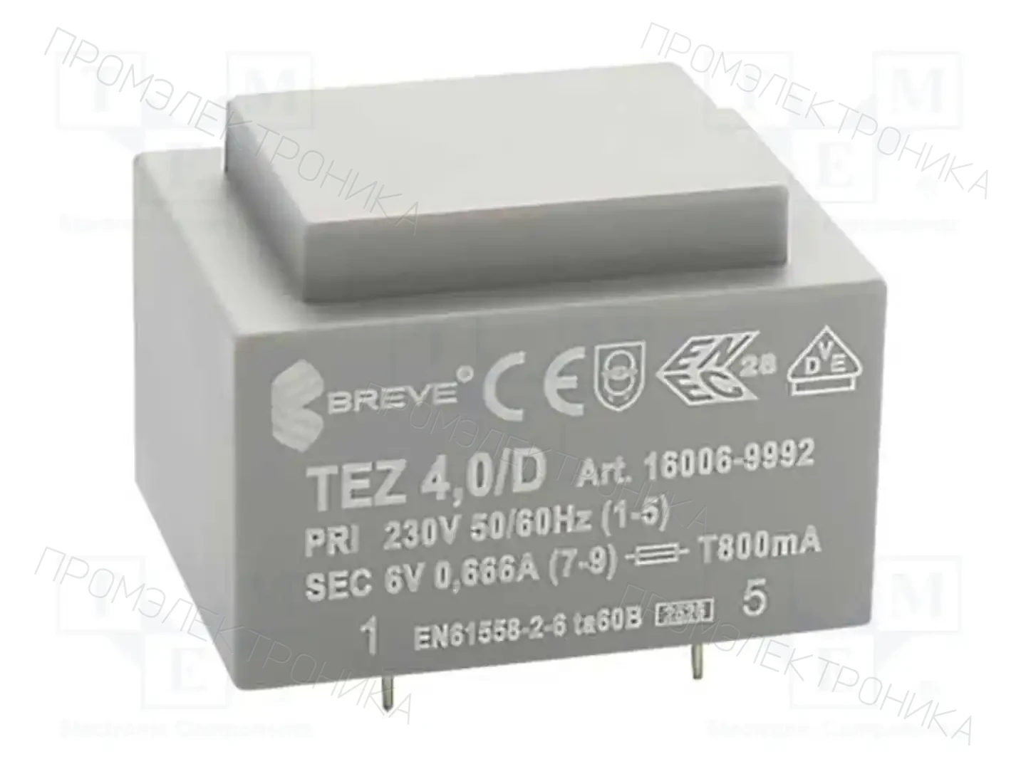 BREVE TUFVASSONS 16006-9992 — Трансформаторы PCB