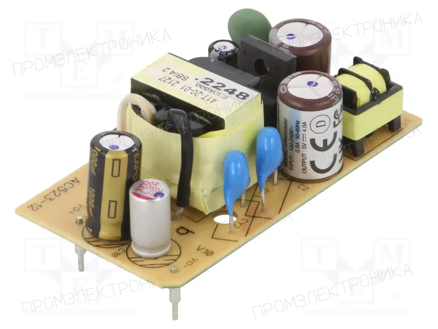 CINCON CFM20S050 — Преобразователи AC/DC для PCB