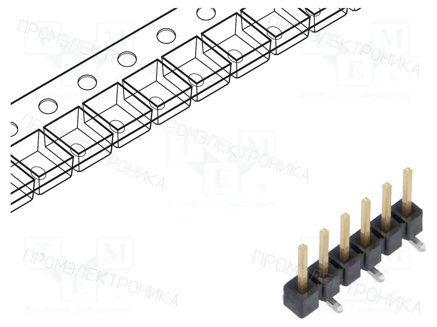SAMTEC TSM-106-01-L-SV-P-TR — Разъeмы пластина - пластина