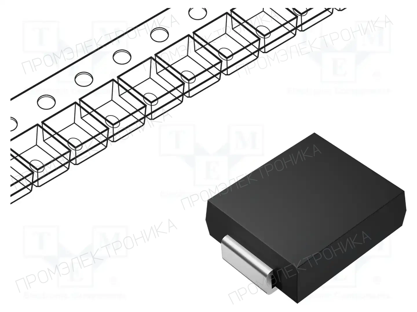 DIODES INCORPORATED US1MDFQ-13 — Универсальные диоды SMD
