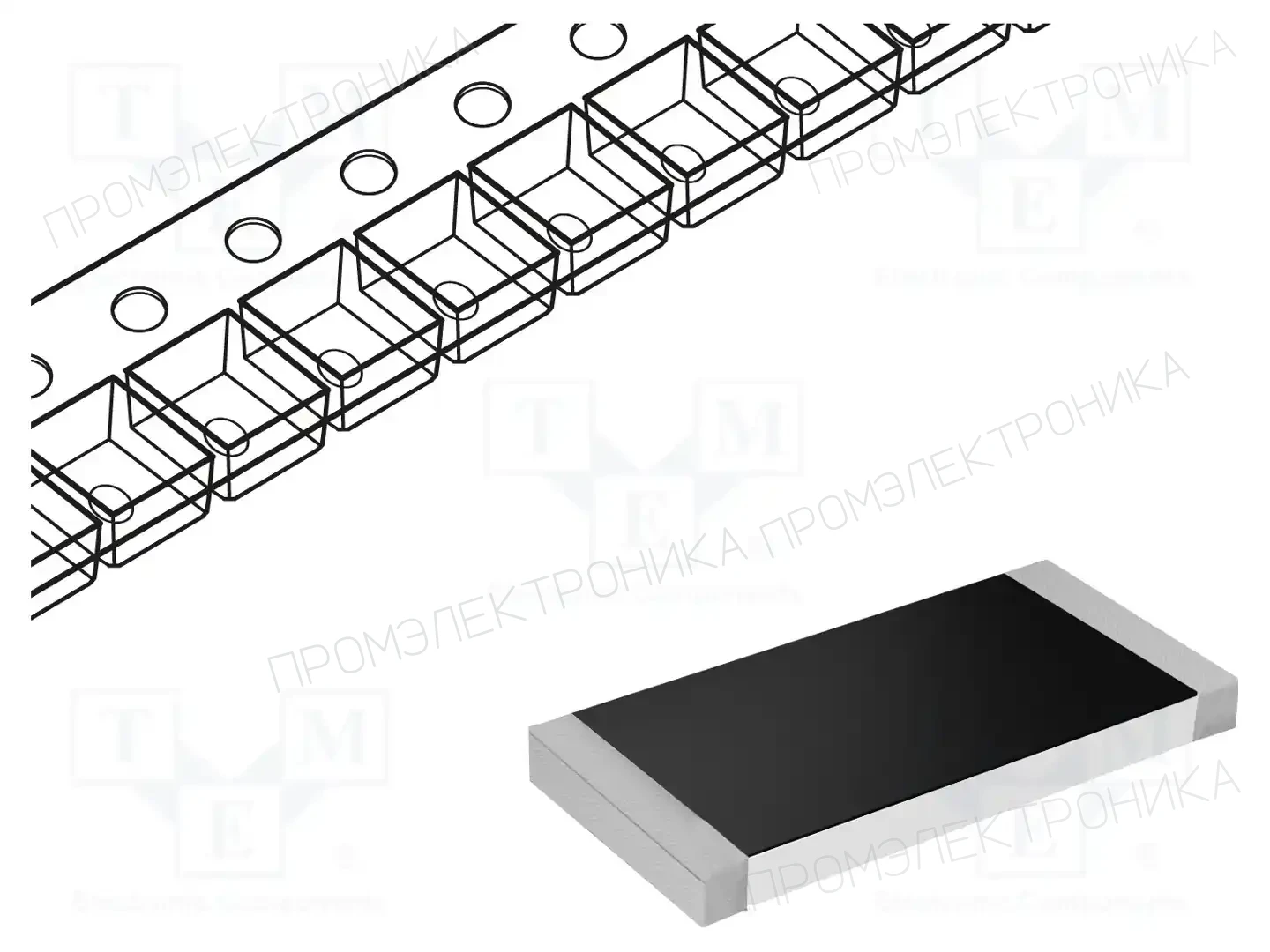 ROYALOHM PS122WF1000T4E — Резисторы SMD
