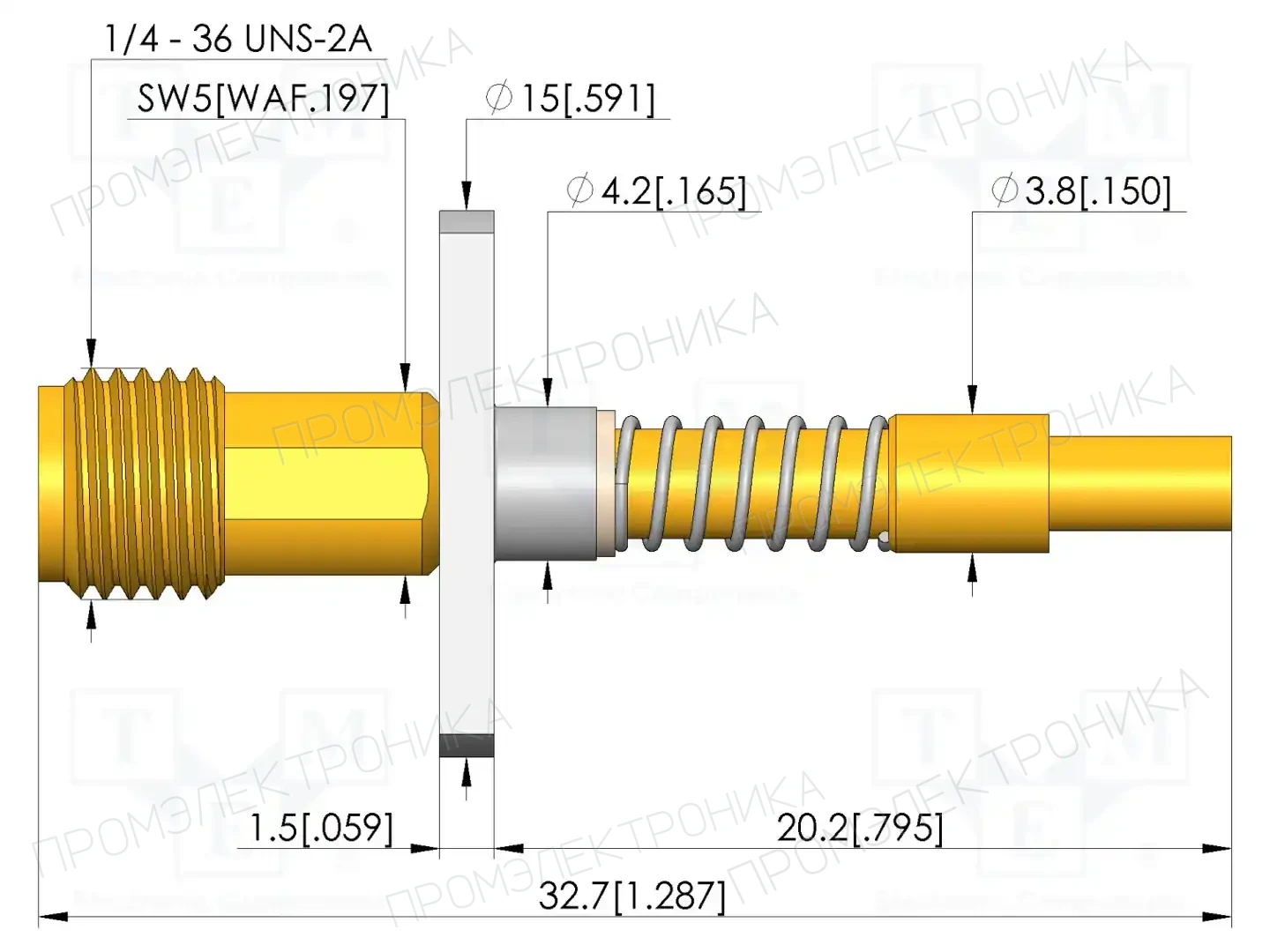 INGUN HFS-336 302 050 A 6043 HSC — Измерительные щупы
